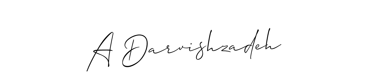 Allison_Script is a professional signature style that is perfect for those who want to add a touch of class to their signature. It is also a great choice for those who want to make their signature more unique. Get A Darvishzadeh name to fancy signature for free. A Darvishzadeh signature style 2 images and pictures png