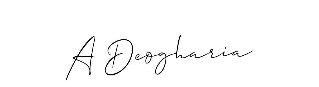 Make a short A Deogharia signature style. Manage your documents anywhere anytime using Allison_Script. Create and add eSignatures, submit forms, share and send files easily. A Deogharia signature style 2 images and pictures png