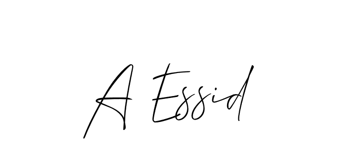 A Essid stylish signature style. Best Handwritten Sign (Allison_Script) for my name. Handwritten Signature Collection Ideas for my name A Essid. A Essid signature style 2 images and pictures png