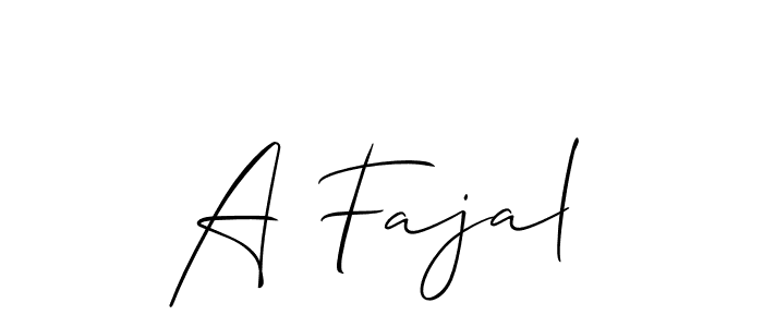 Make a short A Fajal signature style. Manage your documents anywhere anytime using Allison_Script. Create and add eSignatures, submit forms, share and send files easily. A Fajal signature style 2 images and pictures png