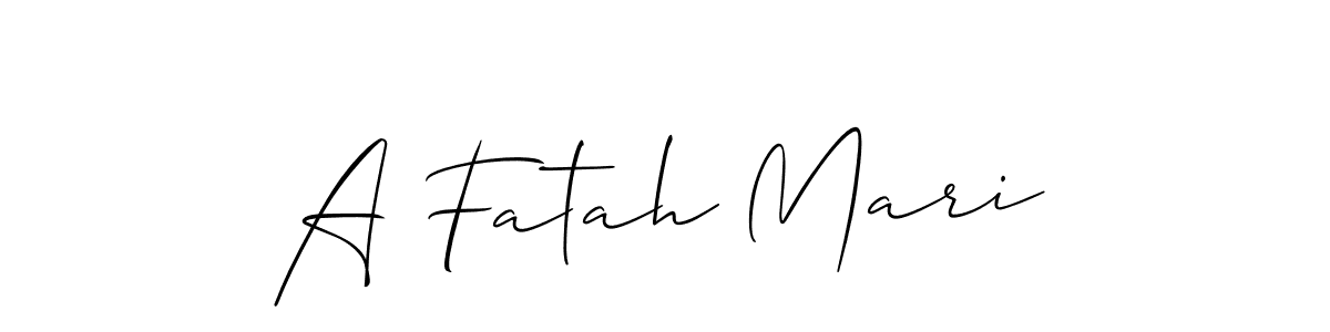 You can use this online signature creator to create a handwritten signature for the name A Fatah Mari. This is the best online autograph maker. A Fatah Mari signature style 2 images and pictures png