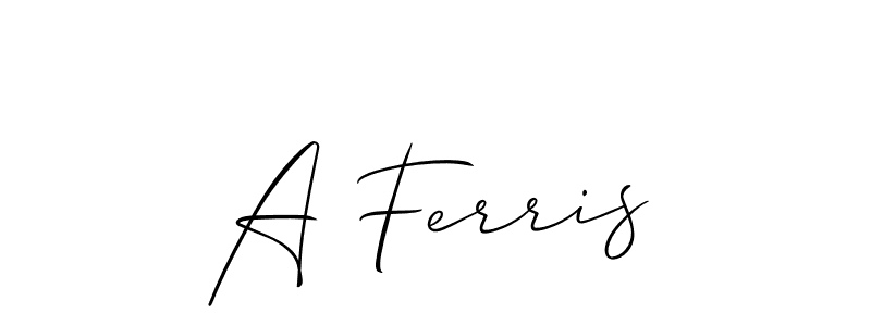 Check out images of Autograph of A Ferris name. Actor A Ferris Signature Style. Allison_Script is a professional sign style online. A Ferris signature style 2 images and pictures png