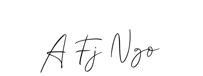 Once you've used our free online signature maker to create your best signature Allison_Script style, it's time to enjoy all of the benefits that A Fj Ngo name signing documents. A Fj Ngo signature style 2 images and pictures png