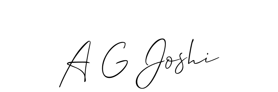 Here are the top 10 professional signature styles for the name A G Joshi. These are the best autograph styles you can use for your name. A G Joshi signature style 2 images and pictures png