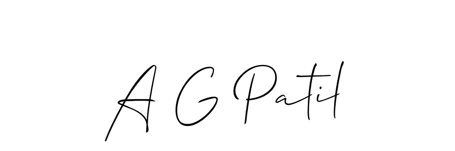 Check out images of Autograph of A G Patil name. Actor A G Patil Signature Style. Allison_Script is a professional sign style online. A G Patil signature style 2 images and pictures png