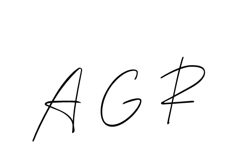 Also we have A G R name is the best signature style. Create professional handwritten signature collection using Allison_Script autograph style. A G R signature style 2 images and pictures png