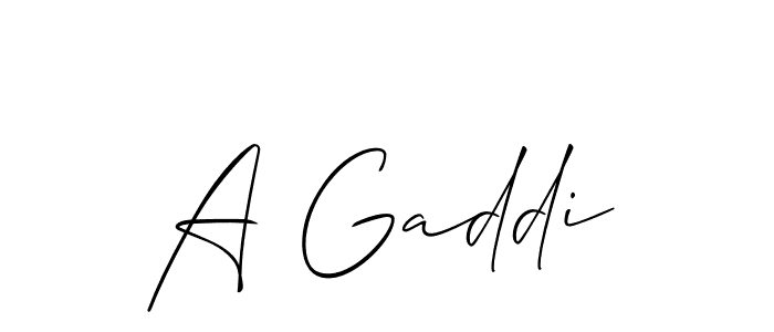This is the best signature style for the A Gaddi name. Also you like these signature font (Allison_Script). Mix name signature. A Gaddi signature style 2 images and pictures png