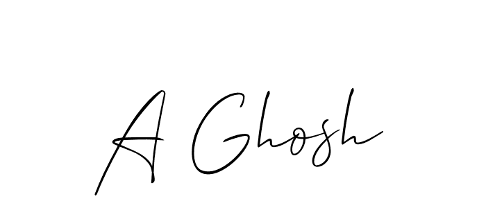 if you are searching for the best signature style for your name A Ghosh. so please give up your signature search. here we have designed multiple signature styles  using Allison_Script. A Ghosh signature style 2 images and pictures png