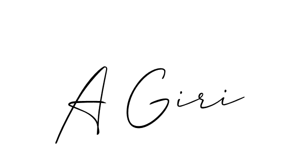 Here are the top 10 professional signature styles for the name A Giri. These are the best autograph styles you can use for your name. A Giri signature style 2 images and pictures png