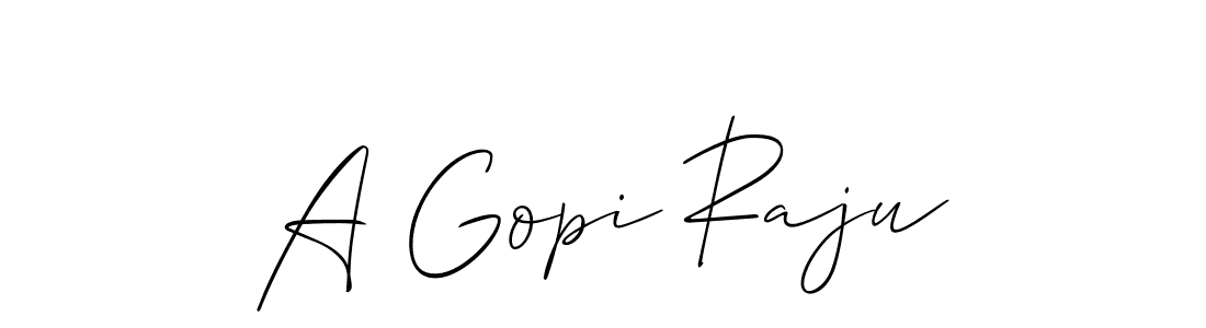 Similarly Allison_Script is the best handwritten signature design. Signature creator online .You can use it as an online autograph creator for name A Gopi Raju. A Gopi Raju signature style 2 images and pictures png