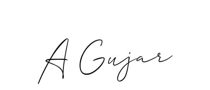 This is the best signature style for the A Gujar name. Also you like these signature font (Allison_Script). Mix name signature. A Gujar signature style 2 images and pictures png