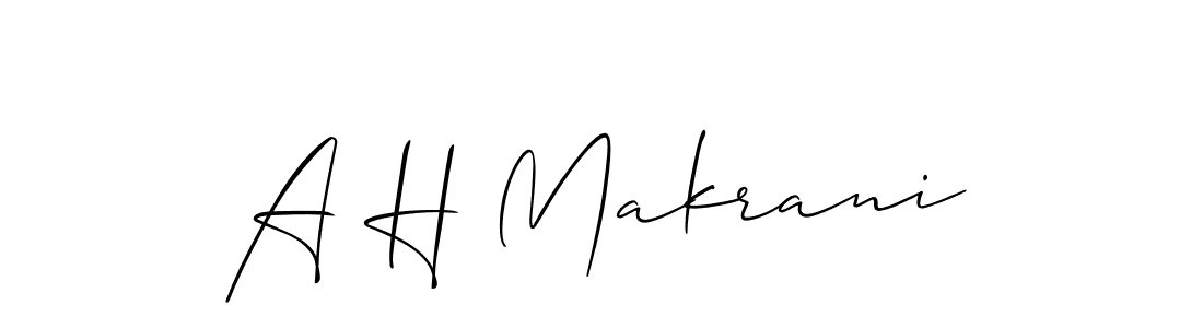 See photos of A H Makrani official signature by Spectra . Check more albums & portfolios. Read reviews & check more about Allison_Script font. A H Makrani signature style 2 images and pictures png