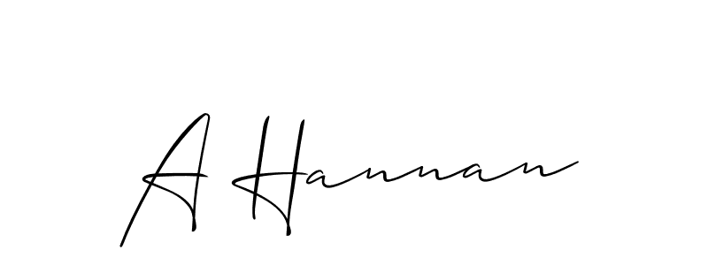 It looks lik you need a new signature style for name A Hannan. Design unique handwritten (Allison_Script) signature with our free signature maker in just a few clicks. A Hannan signature style 2 images and pictures png