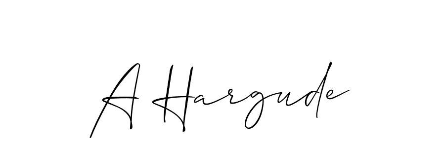 You can use this online signature creator to create a handwritten signature for the name A Hargude. This is the best online autograph maker. A Hargude signature style 2 images and pictures png