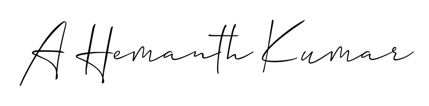 Generate high-definition signature styles for A Hemanth Kumar. The Allison_Script typeface ensures crisp legibility and sophisticated design. A Hemanth Kumar signature style 2 images and pictures png