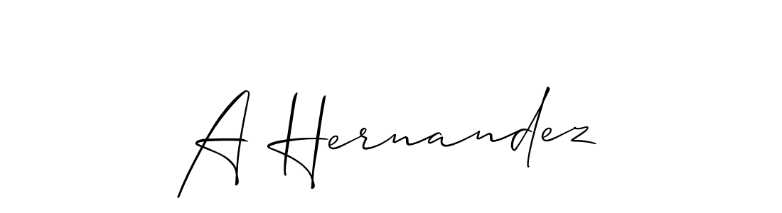 The best way (Allison_Script) to make a short signature is to pick only two or three words in your name. The name A Hernandez include a total of six letters. For converting this name. A Hernandez signature style 2 images and pictures png