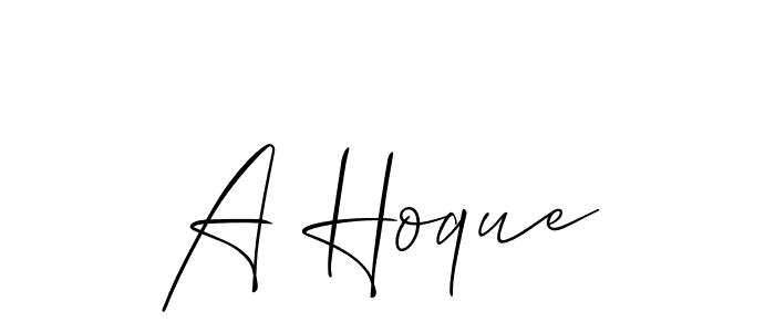 Use a signature maker to create a handwritten signature online. With this signature software, you can design (Allison_Script) your own signature for name A Hoque. A Hoque signature style 2 images and pictures png