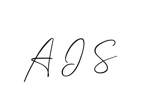 Make a short A I S signature style. Manage your documents anywhere anytime using Allison_Script. Create and add eSignatures, submit forms, share and send files easily. A I S signature style 2 images and pictures png