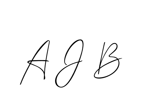 Make a short A J B signature style. Manage your documents anywhere anytime using Allison_Script. Create and add eSignatures, submit forms, share and send files easily. A J B signature style 2 images and pictures png