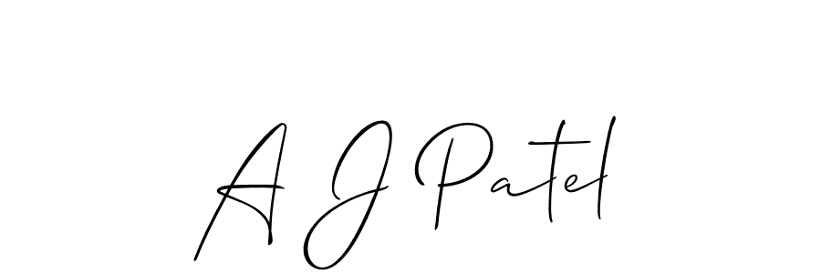 Make a short A J Patel signature style. Manage your documents anywhere anytime using Allison_Script. Create and add eSignatures, submit forms, share and send files easily. A J Patel signature style 2 images and pictures png