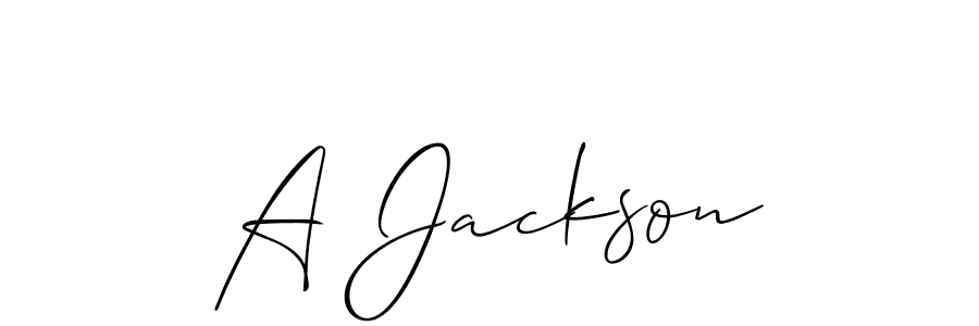 Here are the top 10 professional signature styles for the name A Jackson. These are the best autograph styles you can use for your name. A Jackson signature style 2 images and pictures png