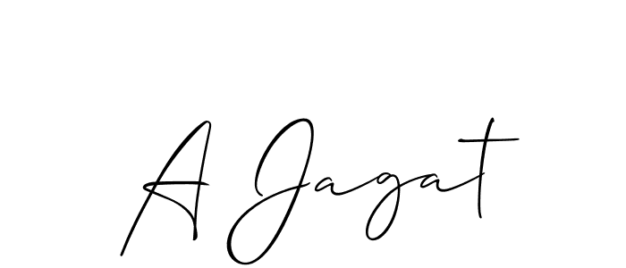 Similarly Allison_Script is the best handwritten signature design. Signature creator online .You can use it as an online autograph creator for name A Jagat. A Jagat signature style 2 images and pictures png
