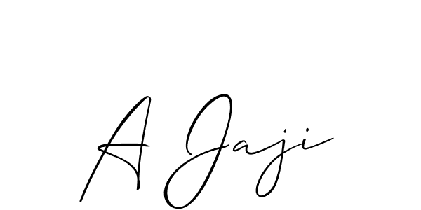 Make a short A Jaji signature style. Manage your documents anywhere anytime using Allison_Script. Create and add eSignatures, submit forms, share and send files easily. A Jaji signature style 2 images and pictures png