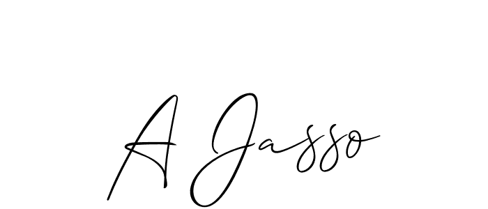 A Jasso stylish signature style. Best Handwritten Sign (Allison_Script) for my name. Handwritten Signature Collection Ideas for my name A Jasso. A Jasso signature style 2 images and pictures png