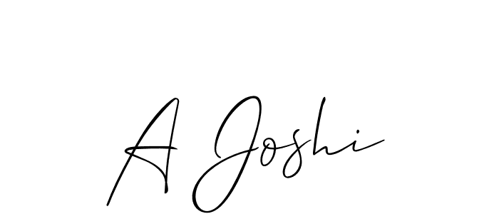 How to Draw A Joshi signature style? Allison_Script is a latest design signature styles for name A Joshi. A Joshi signature style 2 images and pictures png