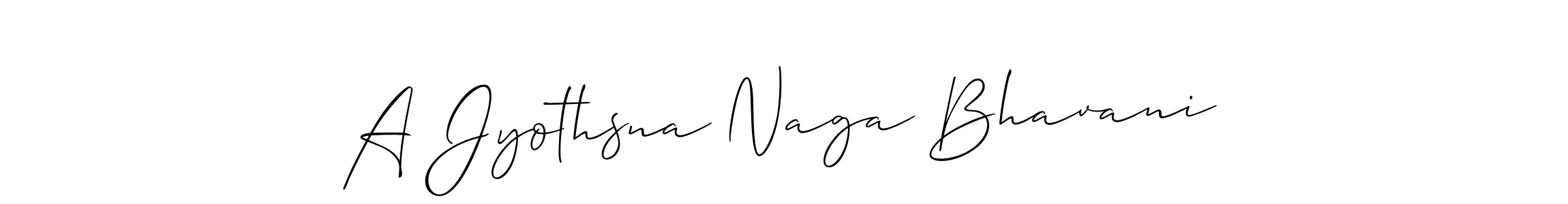 How to Draw A Jyothsna Naga Bhavani signature style? Allison_Script is a latest design signature styles for name A Jyothsna Naga Bhavani. A Jyothsna Naga Bhavani signature style 2 images and pictures png