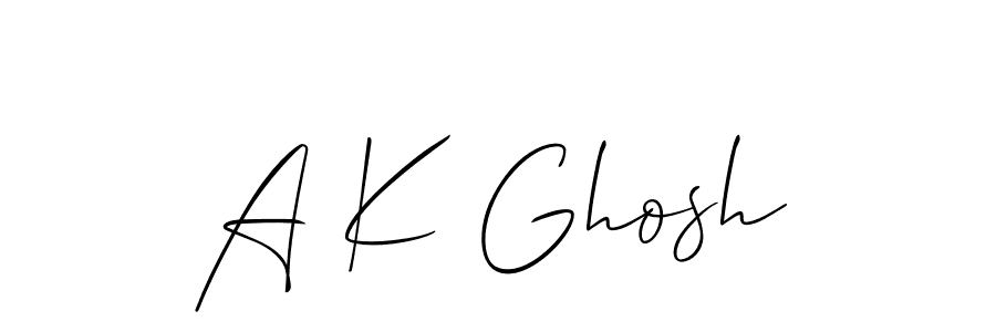 You can use this online signature creator to create a handwritten signature for the name A K Ghosh. This is the best online autograph maker. A K Ghosh signature style 2 images and pictures png