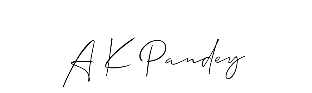 Make a short A K Pandey signature style. Manage your documents anywhere anytime using Allison_Script. Create and add eSignatures, submit forms, share and send files easily. A K Pandey signature style 2 images and pictures png