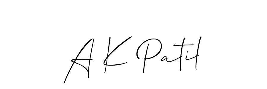 This is the best signature style for the A K Patil name. Also you like these signature font (Allison_Script). Mix name signature. A K Patil signature style 2 images and pictures png