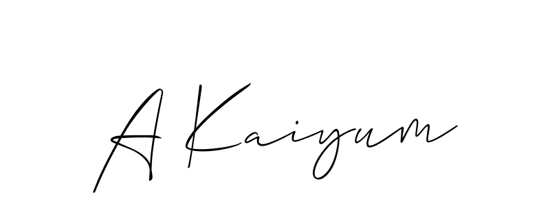 Check out images of Autograph of A Kaiyum name. Actor A Kaiyum Signature Style. Allison_Script is a professional sign style online. A Kaiyum signature style 2 images and pictures png