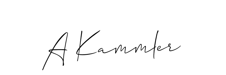 Also we have A Kammler name is the best signature style. Create professional handwritten signature collection using Allison_Script autograph style. A Kammler signature style 2 images and pictures png