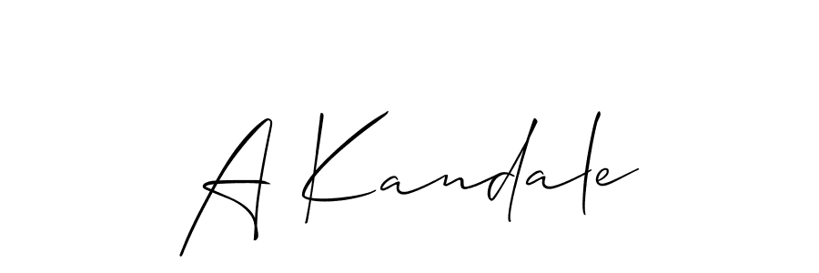 You can use this online signature creator to create a handwritten signature for the name A Kandale. This is the best online autograph maker. A Kandale signature style 2 images and pictures png
