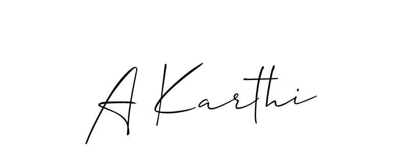 Here are the top 10 professional signature styles for the name A Karthi. These are the best autograph styles you can use for your name. A Karthi signature style 2 images and pictures png