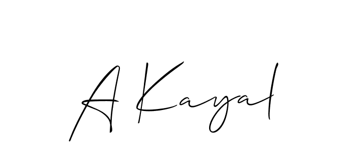 Once you've used our free online signature maker to create your best signature Allison_Script style, it's time to enjoy all of the benefits that A Kayal name signing documents. A Kayal signature style 2 images and pictures png