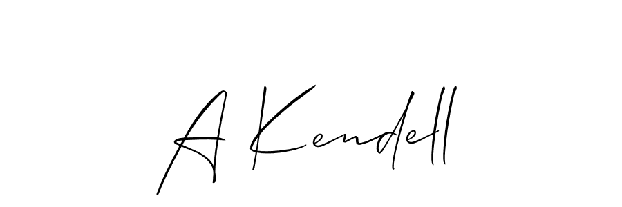 Also we have A Kendell name is the best signature style. Create professional handwritten signature collection using Allison_Script autograph style. A Kendell signature style 2 images and pictures png