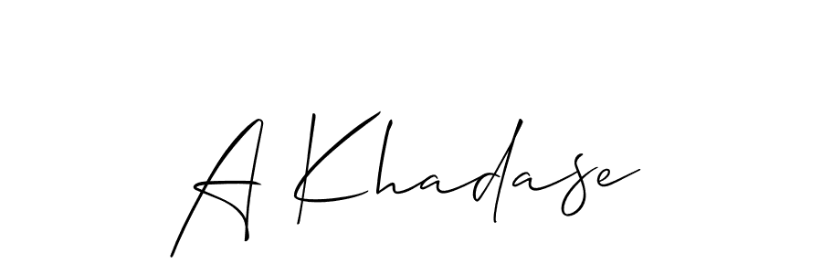 Once you've used our free online signature maker to create your best signature Allison_Script style, it's time to enjoy all of the benefits that A Khadase name signing documents. A Khadase signature style 2 images and pictures png