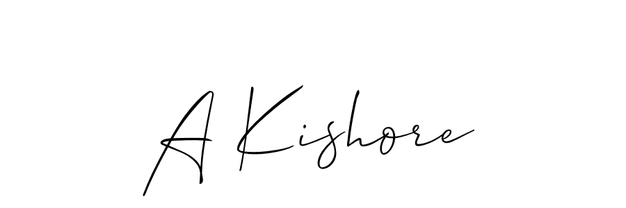 Once you've used our free online signature maker to create your best signature Allison_Script style, it's time to enjoy all of the benefits that A Kishore name signing documents. A Kishore signature style 2 images and pictures png