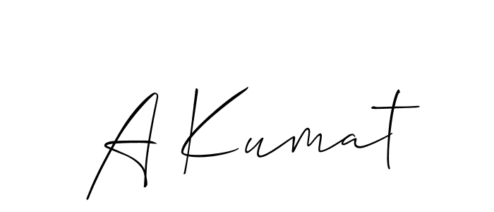 See photos of A Kumat official signature by Spectra . Check more albums & portfolios. Read reviews & check more about Allison_Script font. A Kumat signature style 2 images and pictures png