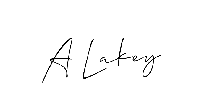 Here are the top 10 professional signature styles for the name A Lakey. These are the best autograph styles you can use for your name. A Lakey signature style 2 images and pictures png