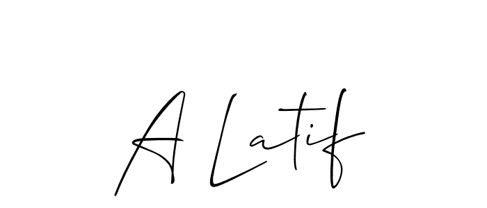 You can use this online signature creator to create a handwritten signature for the name A Latif. This is the best online autograph maker. A Latif signature style 2 images and pictures png