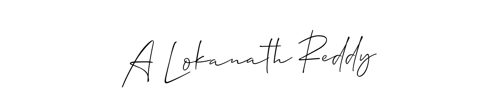Once you've used our free online signature maker to create your best signature Allison_Script style, it's time to enjoy all of the benefits that A Lokanath Reddy name signing documents. A Lokanath Reddy signature style 2 images and pictures png