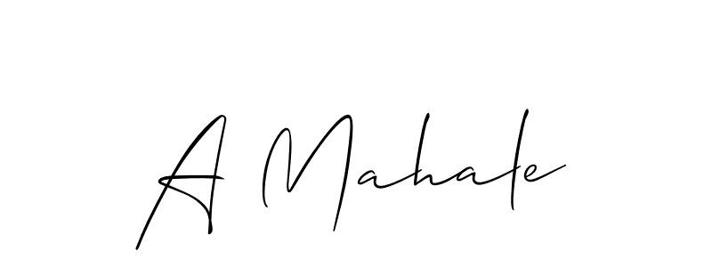 Here are the top 10 professional signature styles for the name A Mahale. These are the best autograph styles you can use for your name. A Mahale signature style 2 images and pictures png