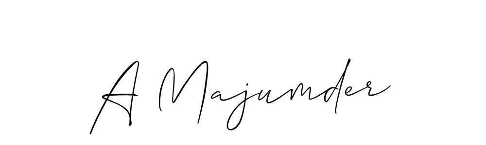 Best and Professional Signature Style for A Majumder. Allison_Script Best Signature Style Collection. A Majumder signature style 2 images and pictures png