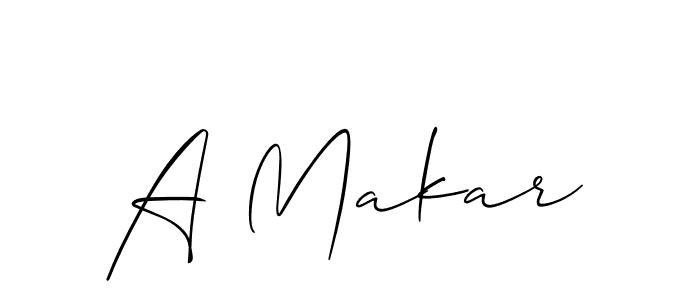 Once you've used our free online signature maker to create your best signature Allison_Script style, it's time to enjoy all of the benefits that A Makar name signing documents. A Makar signature style 2 images and pictures png