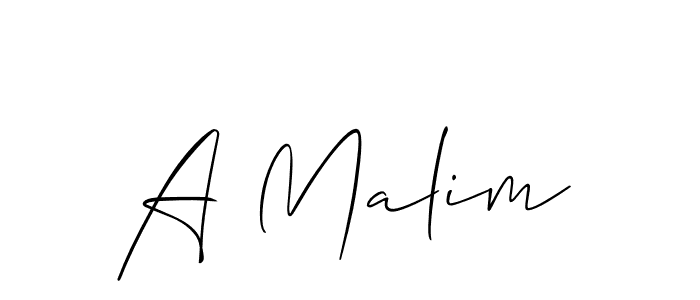 Check out images of Autograph of A Malim name. Actor A Malim Signature Style. Allison_Script is a professional sign style online. A Malim signature style 2 images and pictures png