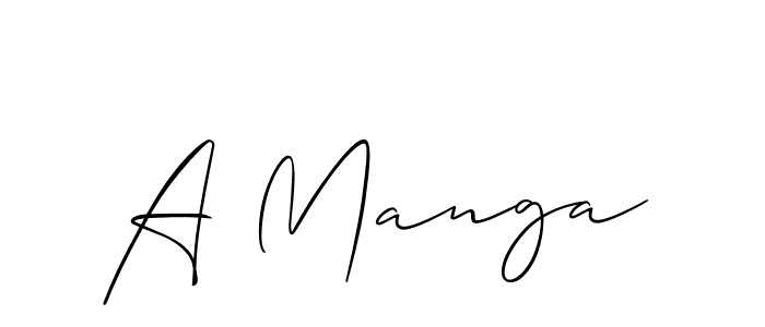 if you are searching for the best signature style for your name A Manga. so please give up your signature search. here we have designed multiple signature styles  using Allison_Script. A Manga signature style 2 images and pictures png